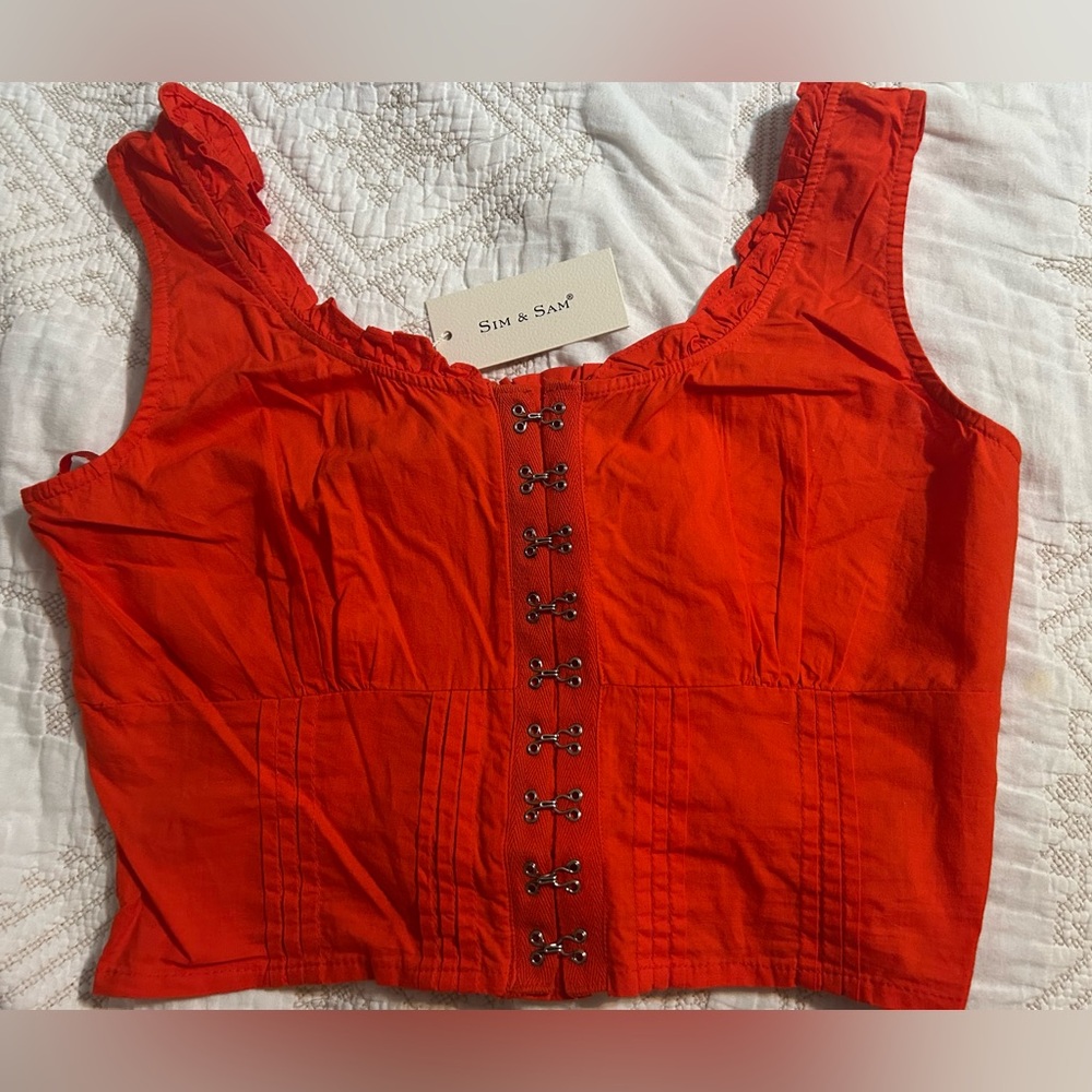 Sim & Sam crop tank